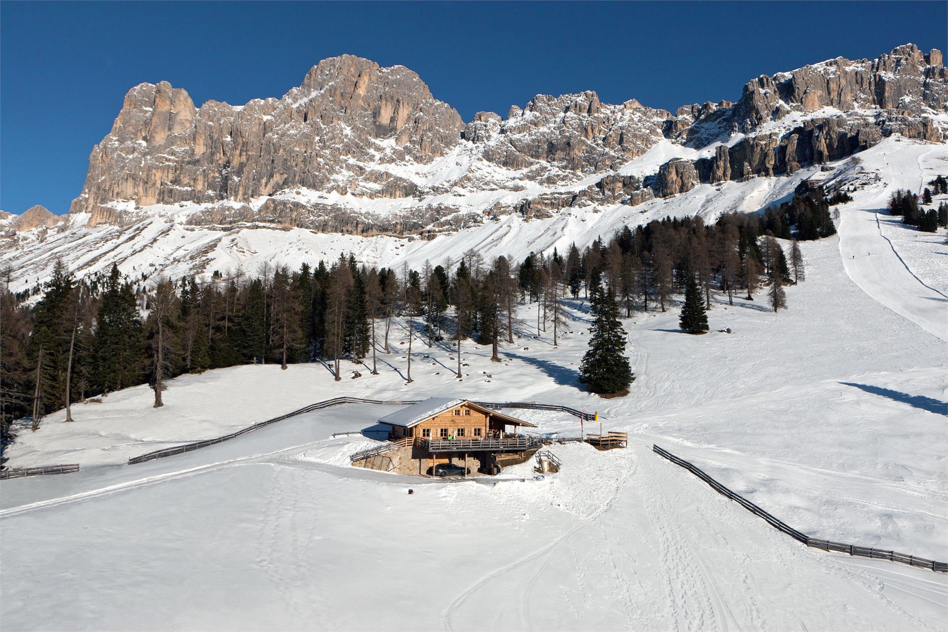 Schneeschuhwanderung zur Messnerjoch Hütte Welschnofen 1 suedtirol.info