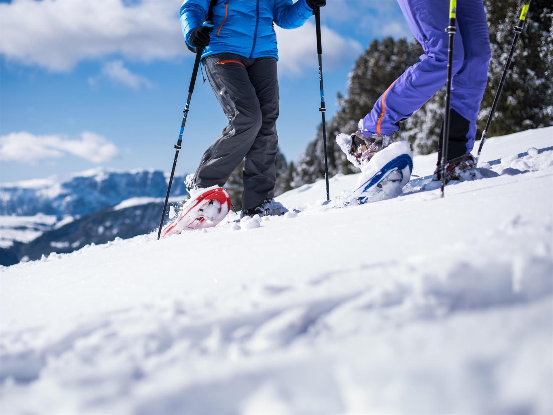 Escursione con le ciaspole al Sëurasas Santa Cristina Val Gardena 5 suedtirol.info