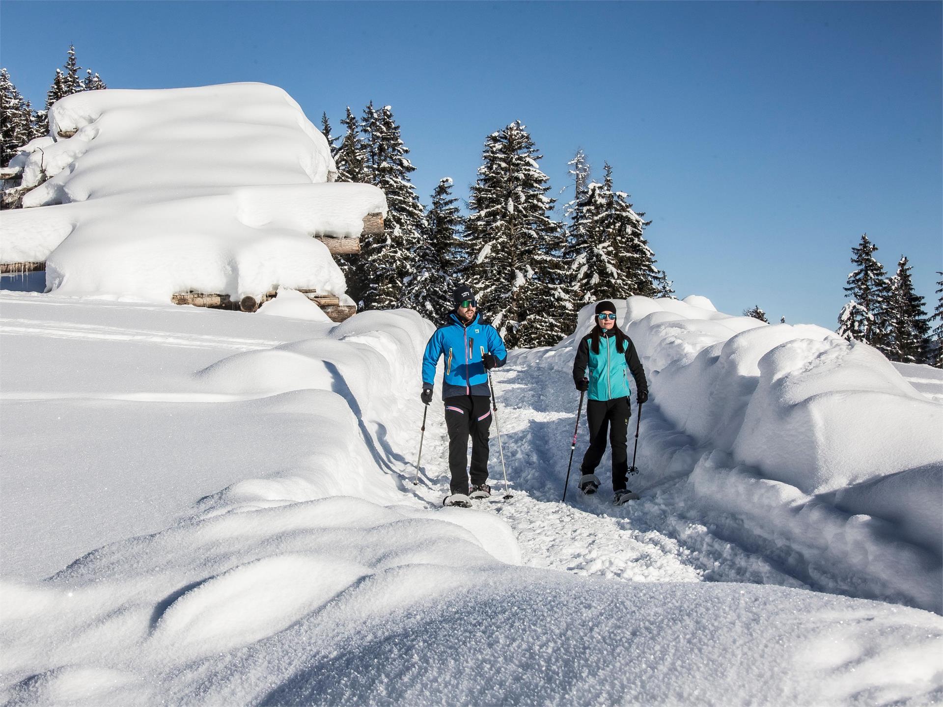 Ciaspolata dal passo Gardena a Colfosco Corvara 3 suedtirol.info