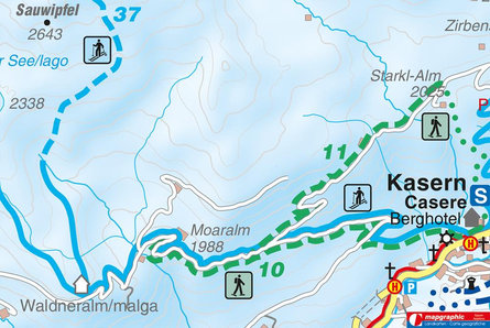 Snowshoe Hiking tour to the Starklalm hut Prettau/Predoi 1 suedtirol.info