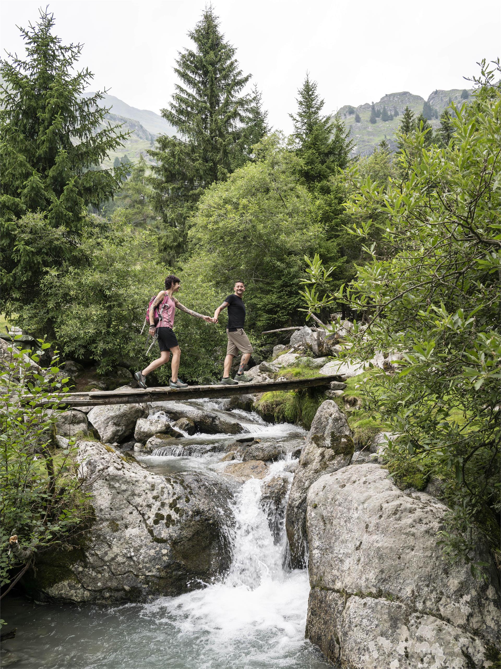 Tour all'alba sull' Alta via di Merano, Hohe Wiege - Rifugio Nasereit - Cascata di Parcines Parcines 7 suedtirol.info