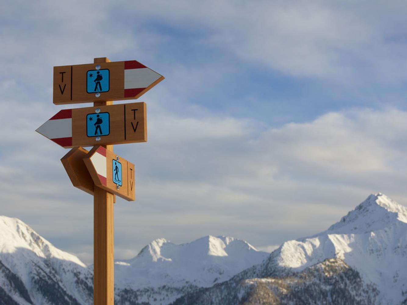 Schneeschuhwanderung über die Almen Ulten 1 suedtirol.info