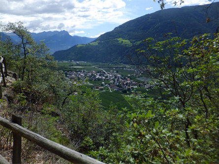 Sentiero per "Terrainkur" n° 5 - Parcines – sentiero panoramico Monte Sole - Naturno Naturno 3 suedtirol.info