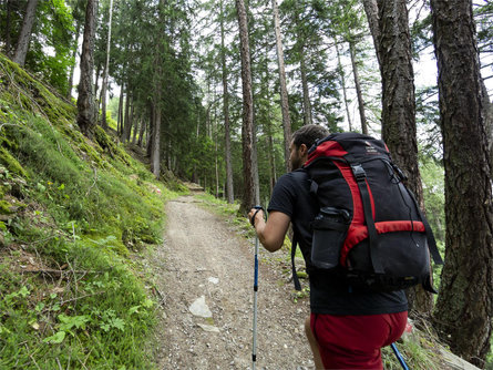 Sul Monte San Vigilio lungo il sentiero Ochsentodsteig Marlengo 2 suedtirol.info