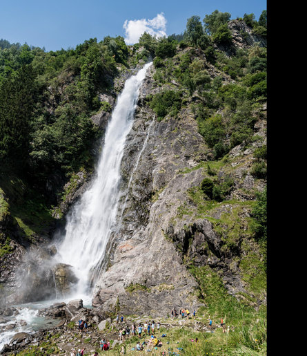 Sull'Alta Via di Merano n° 24 verso la cascata di Parcines Parcines 11 suedtirol.info