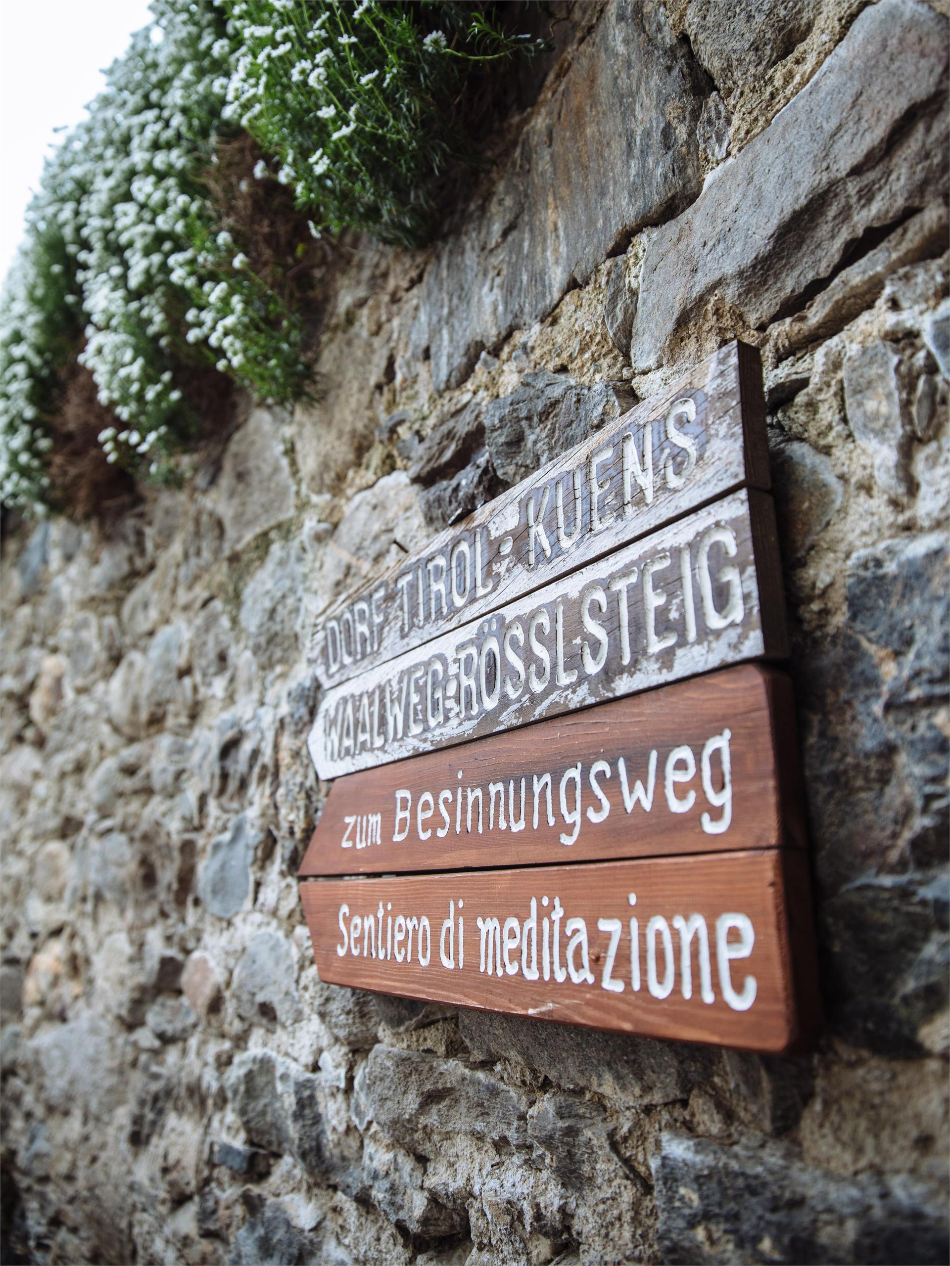 Sentiero di meditazione a Rifiano Rifiano 2 suedtirol.info