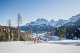Winterwanderung (mit Kinderwagen): Sexten Kirche – Gasthof Panorama - Sexten - #1 - suedtirol.info