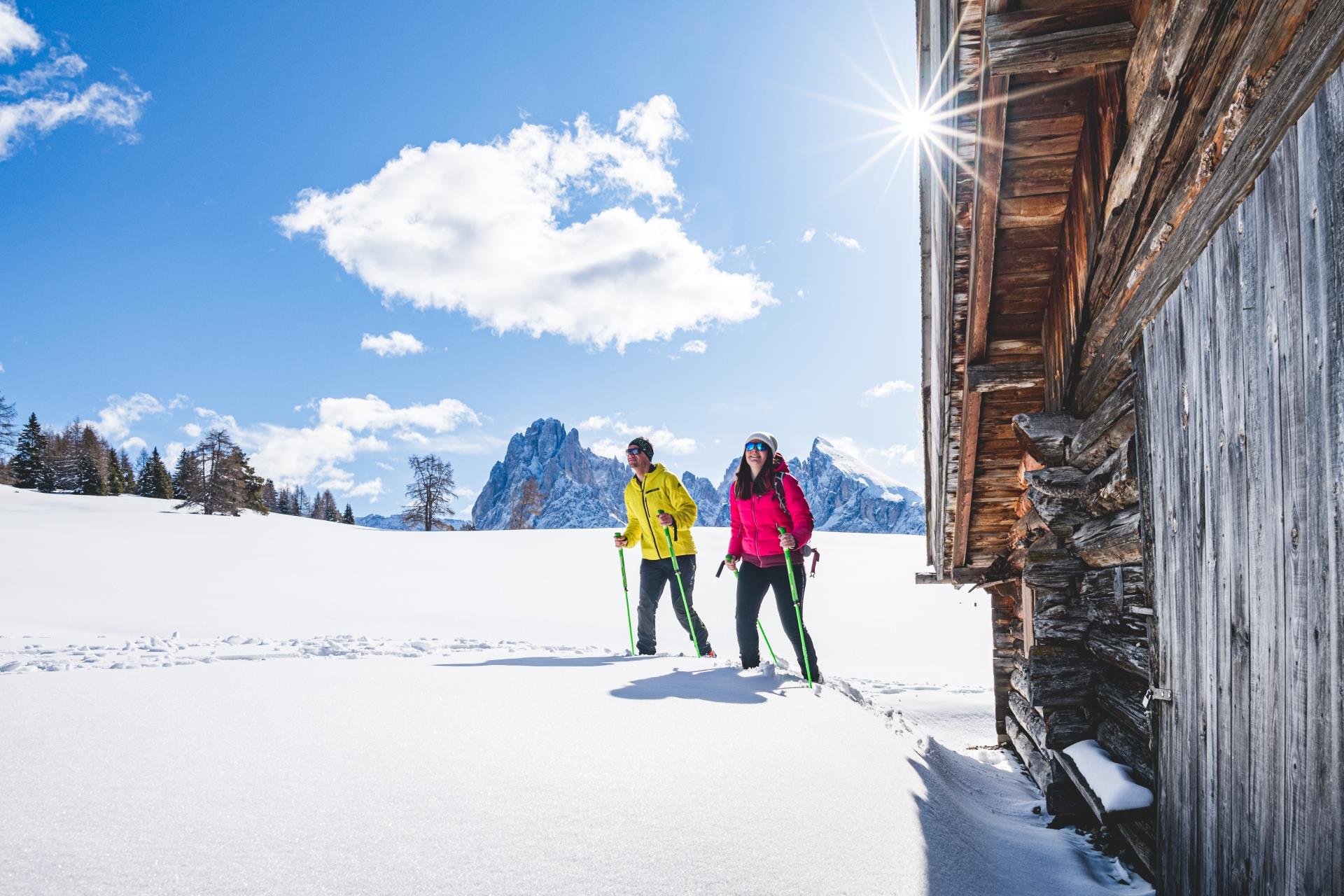 Escursione invernale all'Alpe di Siusi Ortisei 3 suedtirol.info