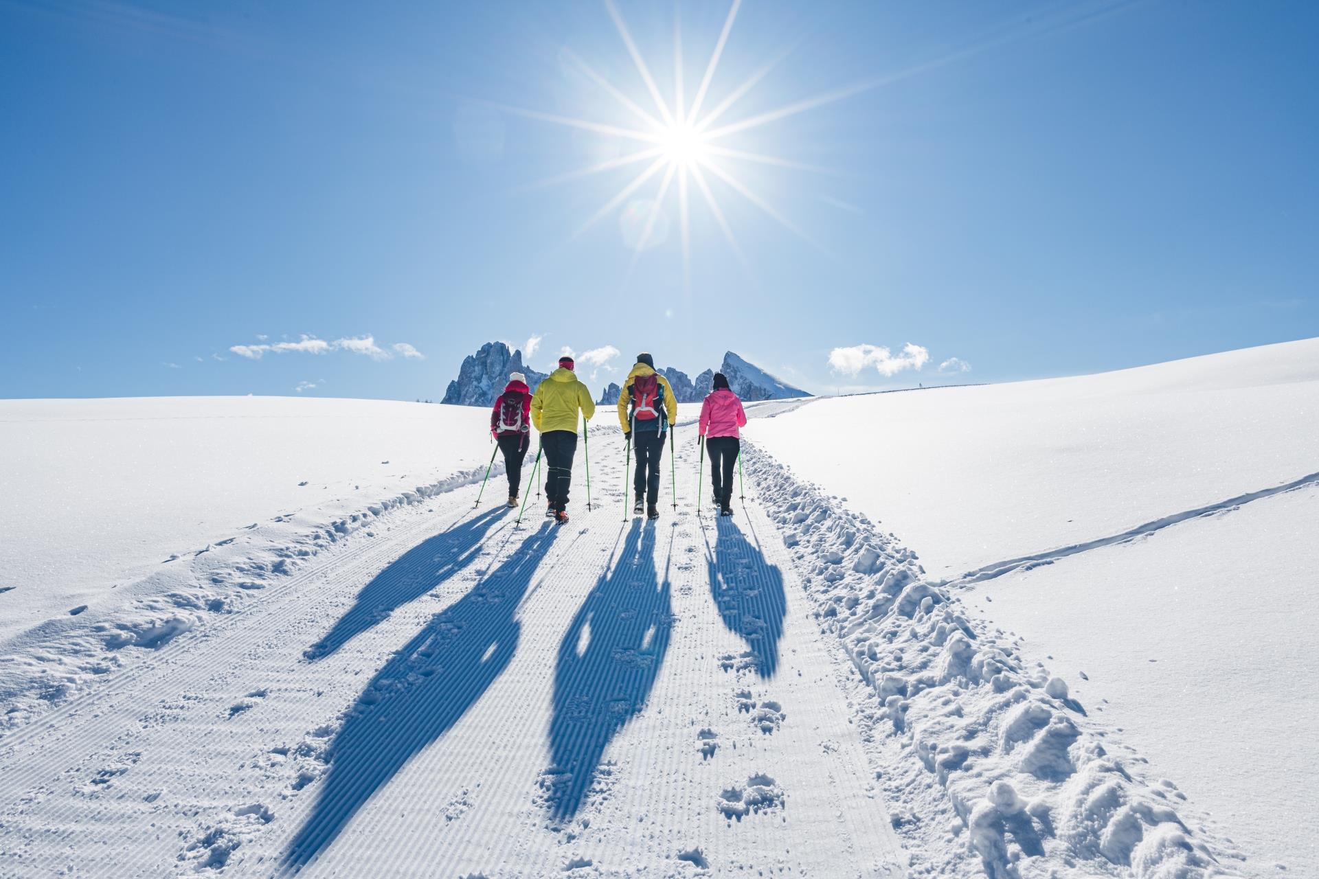 Escursione invernale all'Alpe di Siusi Ortisei 1 suedtirol.info