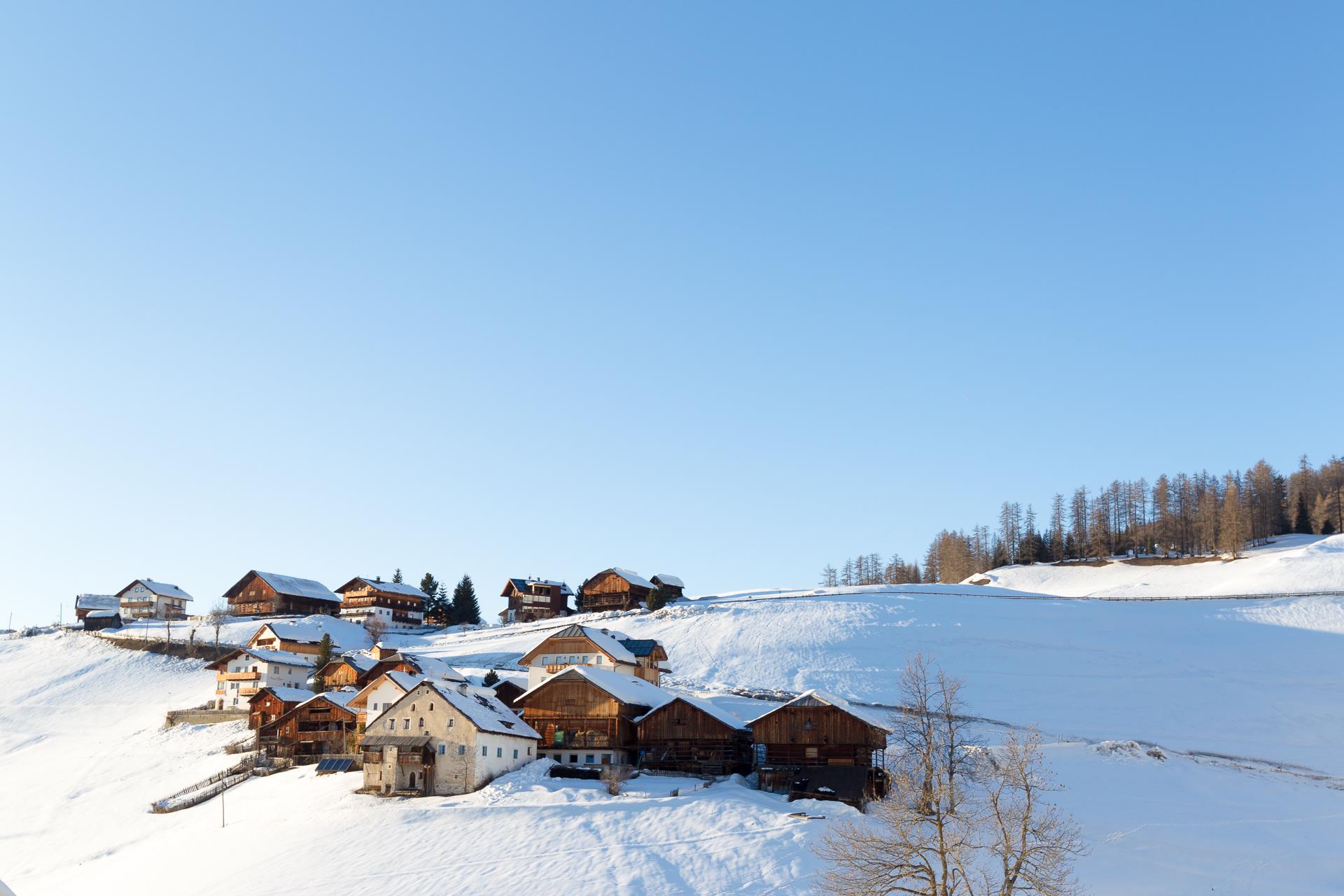 Winter hike von La Val to the Rit meadows La Val 1 suedtirol.info