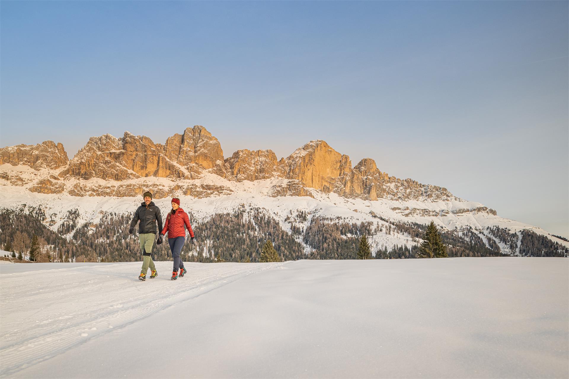 Winterwanderung vom Karer See zur Frommeralm Welschnofen 1 suedtirol.info