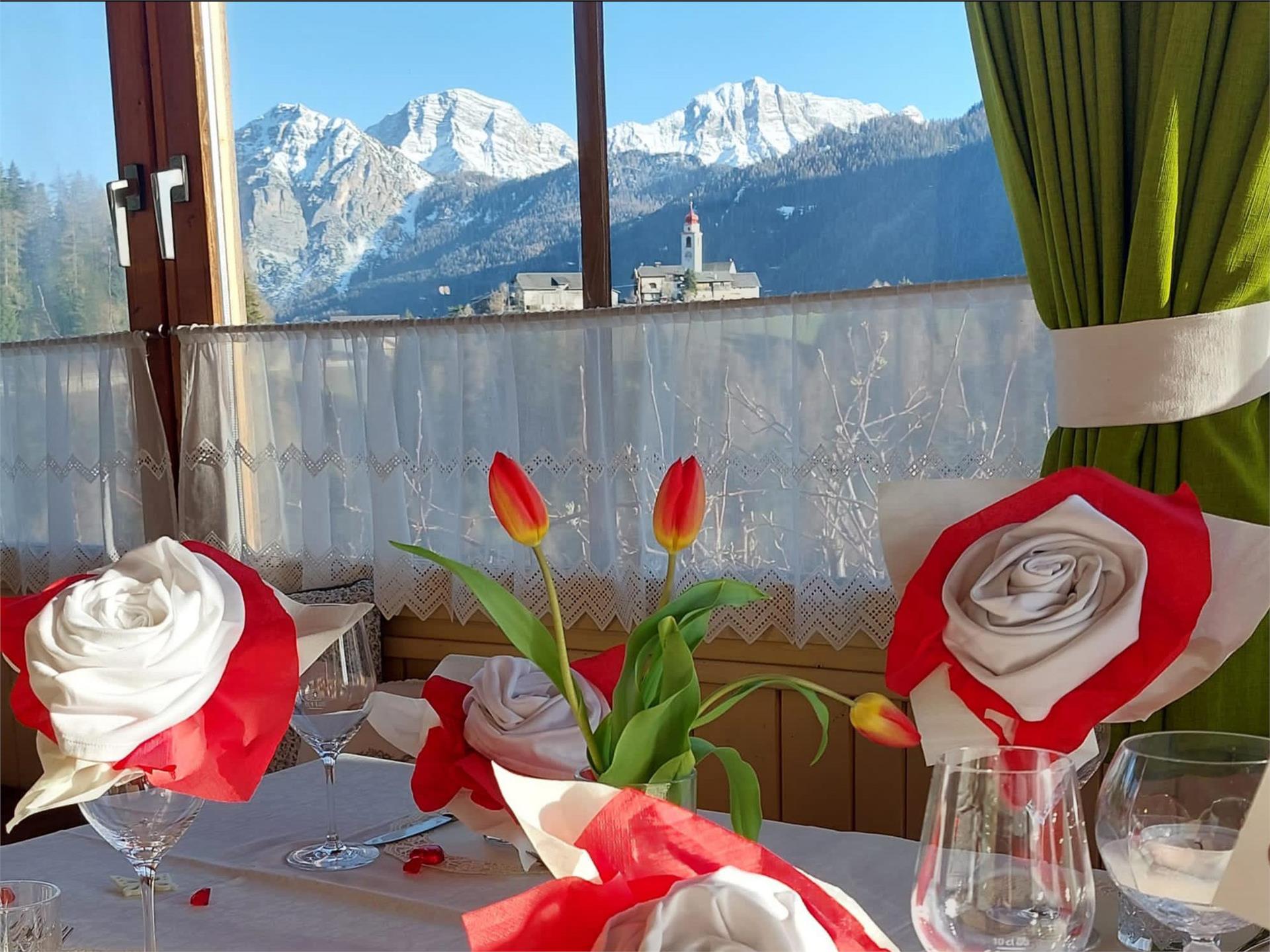 Alla Rosa Sotrù Restaurant Al Plan/San Vigilio 1 suedtirol.info