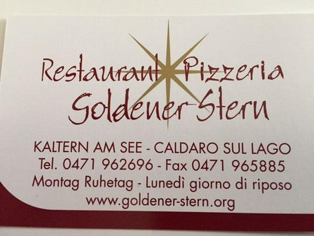 Goldener Stern Caldaro sulla Strada del Vino 2 suedtirol.info