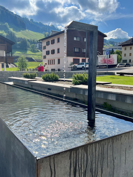 Respect the mountains - Fountain Corvara church Corvara 1 suedtirol.info