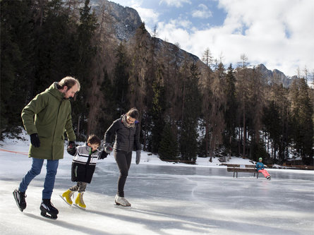 Skating Sompunt lake Badia 2 suedtirol.info