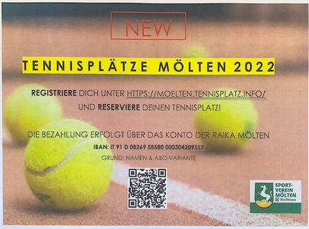 Campo di tennis Meltina 3 suedtirol.info